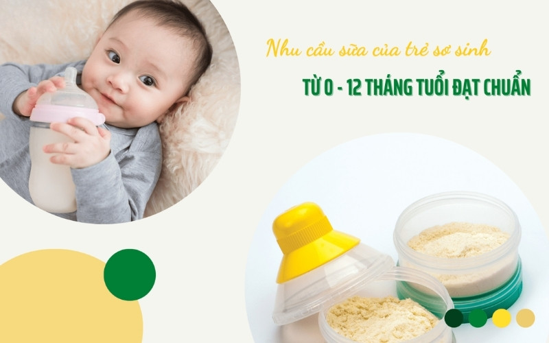 Nhu cầu sữa của trẻ phụ thuộc vào tuổi và hoạt động
